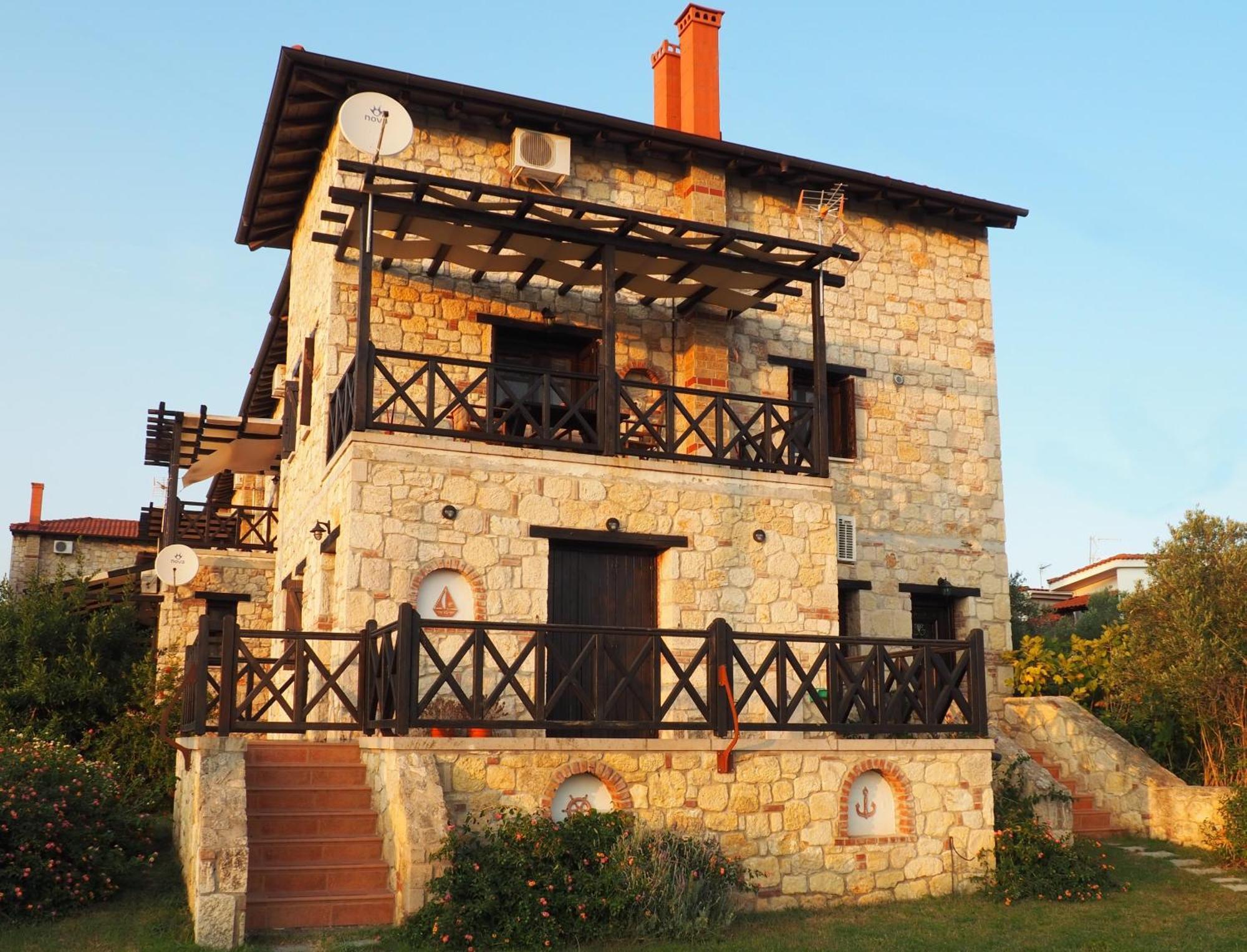 Halkidiki Luxurious Stonehouses 사코우디아 외부 사진